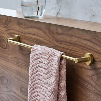 Britton Bathrooms Hoxton Towel Rail - Brushed Brass