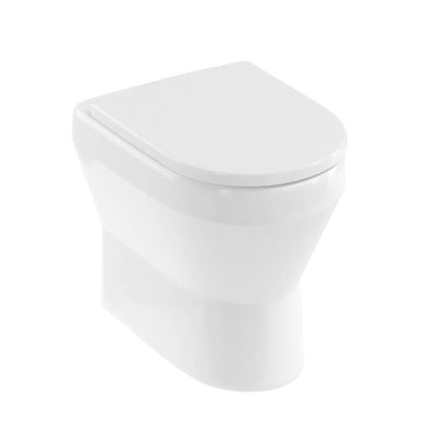 Britton Bathrooms Curve 2 Rimless Back To Wall Toilet & Soft Close Seat