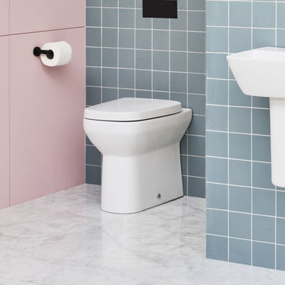 Britton Bathrooms MyHome Back To Wall Toilet & Soft Close Seat