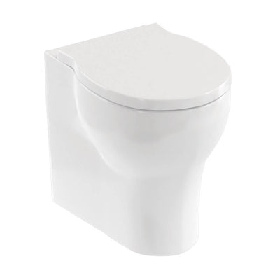 Britton Bathrooms Trim Rimless Back To Wall Toilet & Soft Close Seat