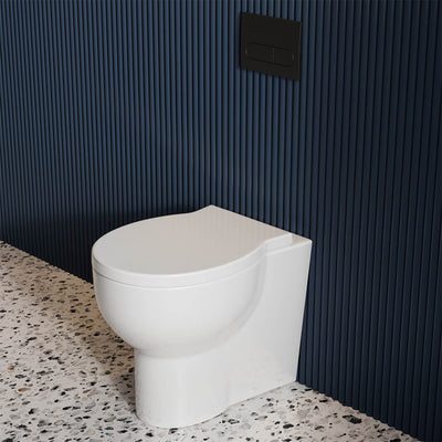 Britton Bathrooms Trim Back To Wall Toilet & Soft Close Seat