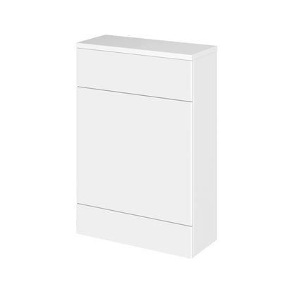 Hudson Reed Fusion Floor Standing Slimline 600mm WC Unit With Matching Top - White Gloss
