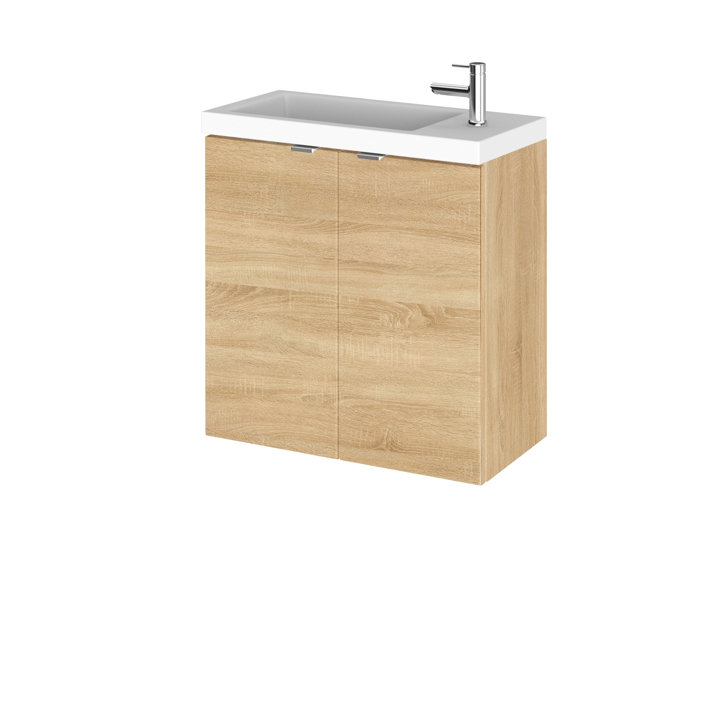 Hudson Reed Fusion Wall Hung Slimline 500mm Vanity Unit & Basin – BathLab