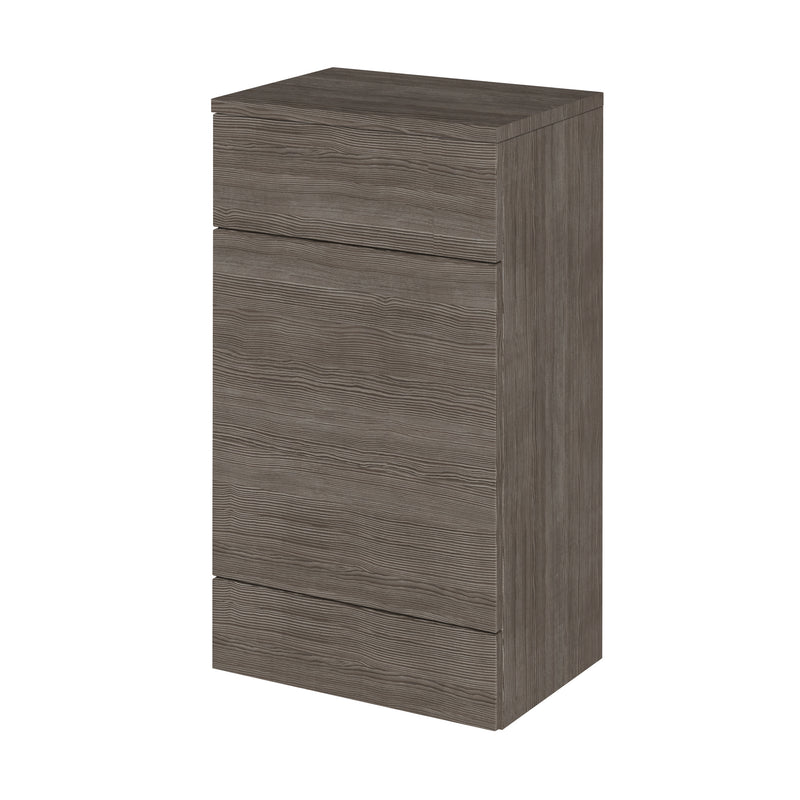 Hudson Reed Fusion Floor Standing 500mm WC Unit With Matching Top - Brown Grey Avola