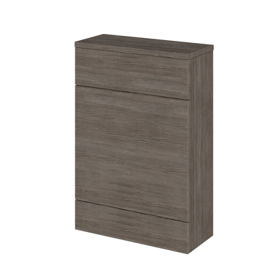 Hudson Reed Fusion Floor Standing Slimline 600mm WC Unit With Matching Top - Brown Grey Avola