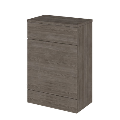 Hudson Reed Fusion Floor Standing 600mm WC Unit With Matching Top - Brown Grey Avola