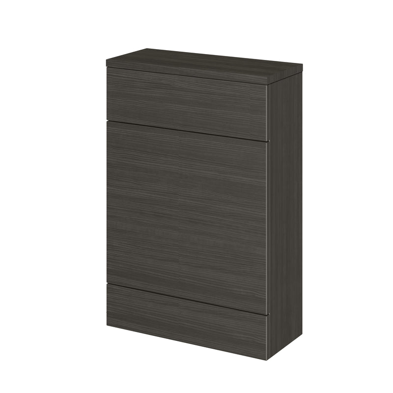 Hudson Reed Fusion Floor Standing Slimline 600mm WC Unit With Matching Top - Hacienda Black