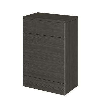 Hudson Reed Fusion Floor Standing 600mm WC Unit With Matching Top - Hacienda Black