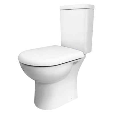 Nuie Provost Compact Close Coupled Toilet & Soft Close Seat - 620mm Projection