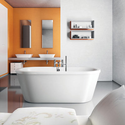 Britton Bathrooms Cleargreen Nouveau Freestanding Bath 1780 x 810mm