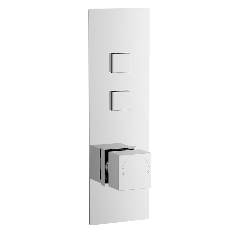 Cape 2 Outlet Push Button Concealed Thermostatic Valve