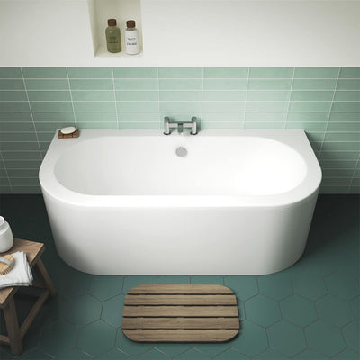 Capri Back To Wall Bath With Panel 1700 x 750mm