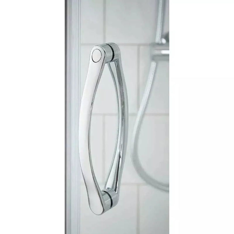 Nuie Ella 5mm Satin Chrome Pivot Shower Door