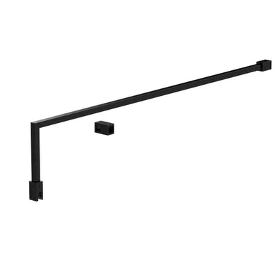 Nuie Wetroom Screen Support Arm Bar - Satin Black