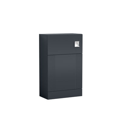 Nuie Deco 500 x 253mm WC Unit Without Cistern - Anthracite Satin