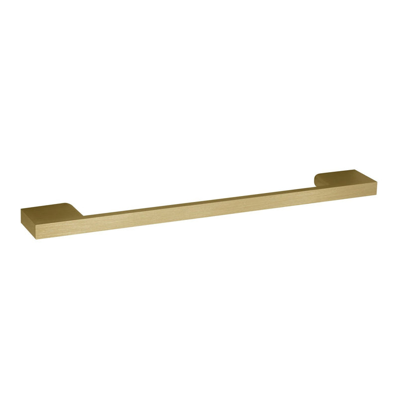 Straight D Bar Handle With 192mm Centres - Brushed Brass