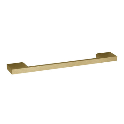 Straight D Bar Handle With 160mm Centres - Brushed Brass