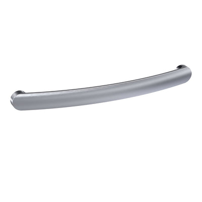 Curved D Bar Handle With 192mm Centres - Satin Nickel
