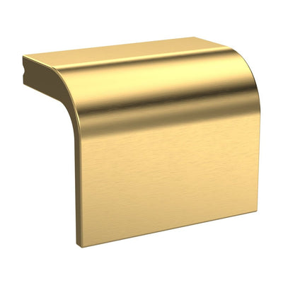 Nuie Square Drop Handle Brushed Brass - 32mm Centres