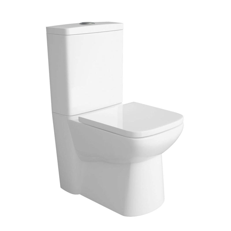 Hudson Reed Arlo Close Coupled Flush To Wall Toilet & Soft Close Seat