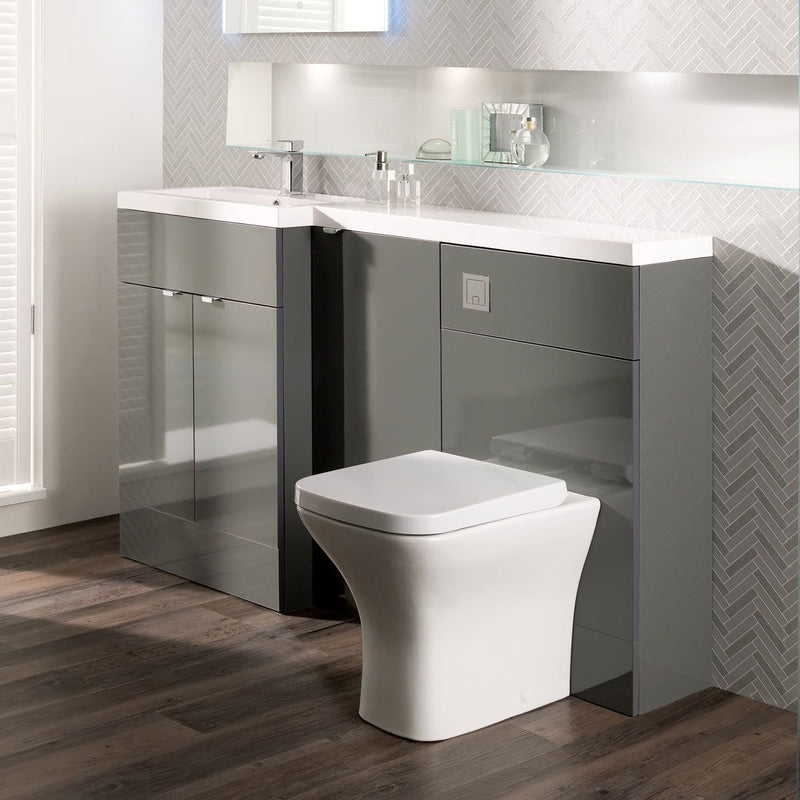 Hudson Reed Fusion 1500mm Floorstanding Combination Unit With 400mm Base Unit & 500mm WC Unit