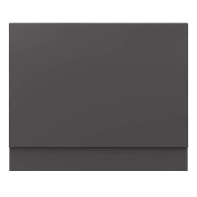 Cape Wooden Bath End Panel - Gloss Grey
