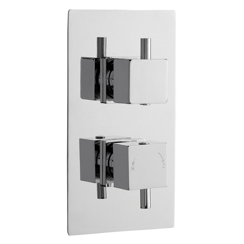 Jenson Square 2 Outlet Concealed Thermostatic Valve