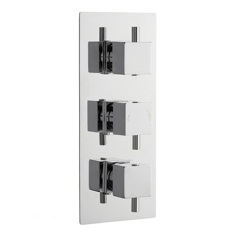 Jenson Square 3 Outlet Concealed Thermostatic Valve