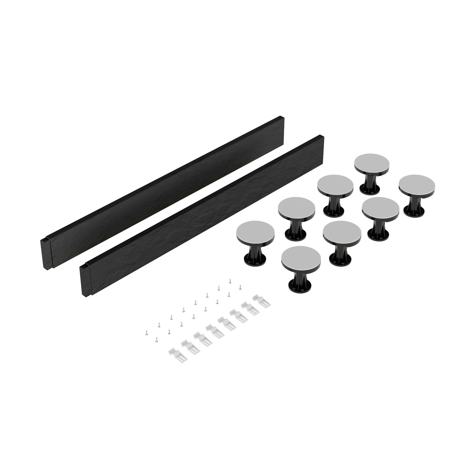 Slate Effect Easy Plumb Riser Kit For 1000mm Rectangular & Square Show ...