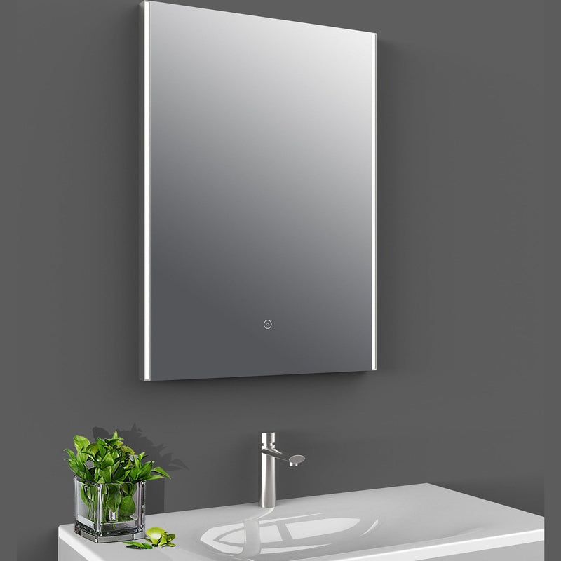 Lumin 500 x 700mm LED Touch Sensor Mirror With Demister