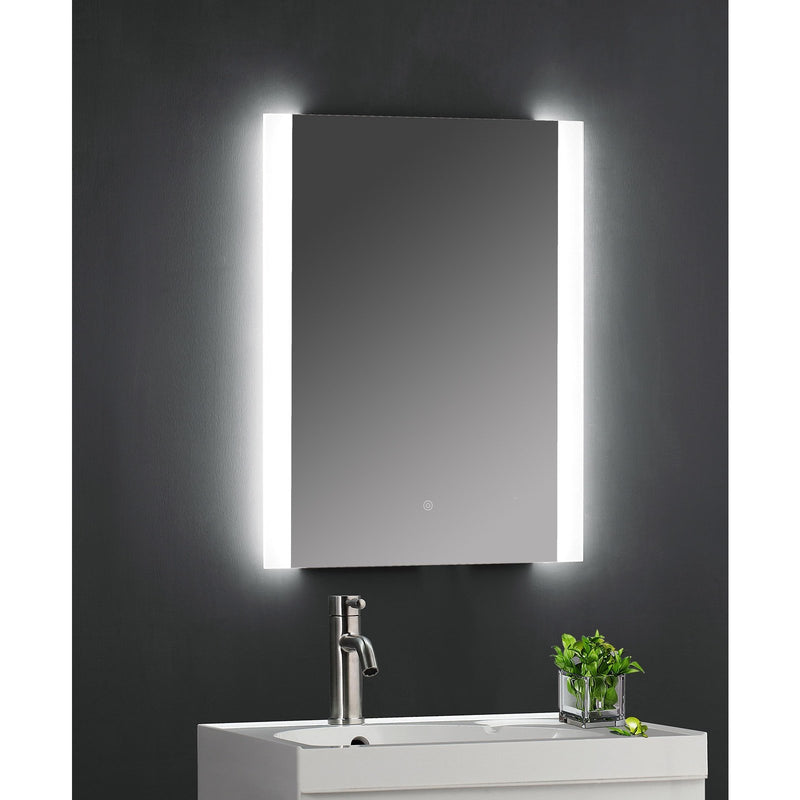 Moby 500 x 700mm LED Touch Sensor Mirror With Ambient Lighting & Demister