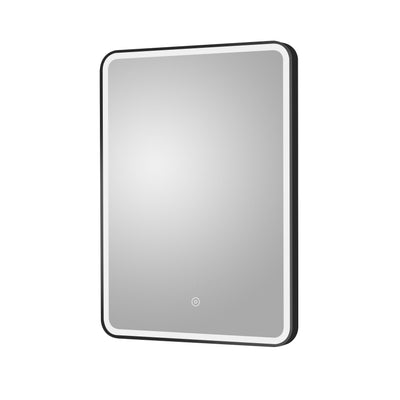 Hudson Reed Hydrus Black Framed LED Touch Sensor Mirror - 700 x 500mm