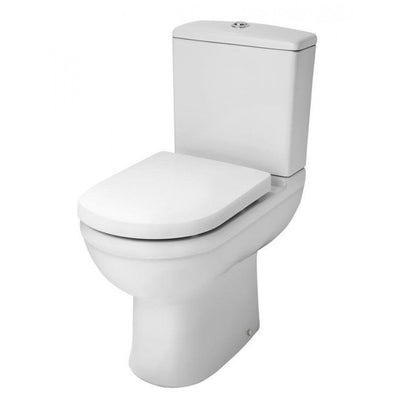 Nuie Ivo Comfort Height Close Coupled Toilet & Soft Close Seat - 640mm Projection