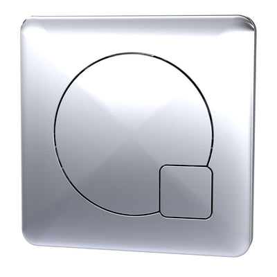 Nuie Dual Flush Button - Chrome