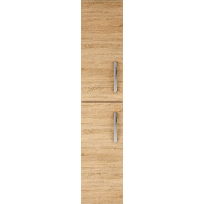 Cape 300mm Tall Unit With 2 Doors - Natural Oak