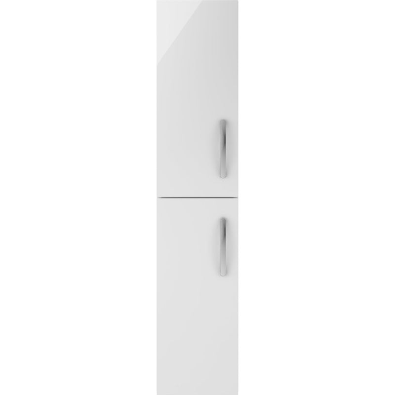 Cape 300mm Tall Unit With 2 Doors - Gloss White