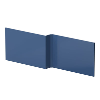Hudson Reed 1700mm Shower Bath Front Panel - Satin Blue