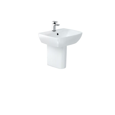 Britton Bathrooms MyHome 500mm Basin With Semi Pedestal