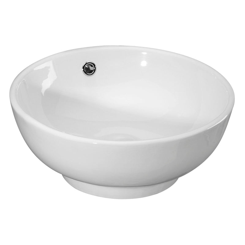 Hudson Reed Round Counter Top Vessel Basin - 410 x 410mm