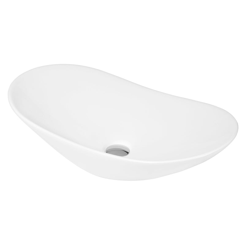 Hudson Reed Rounded Counter Top Vessel Basin - 615 x 360mm