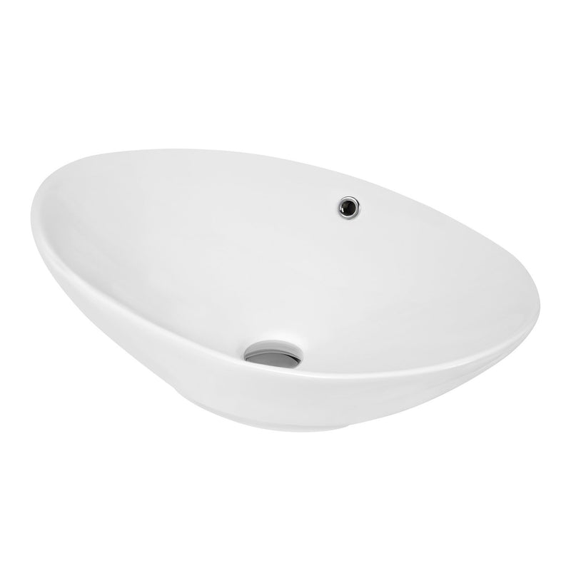Hudson Reed Oval Counter Top Vessel Basin - 588 x 390mm