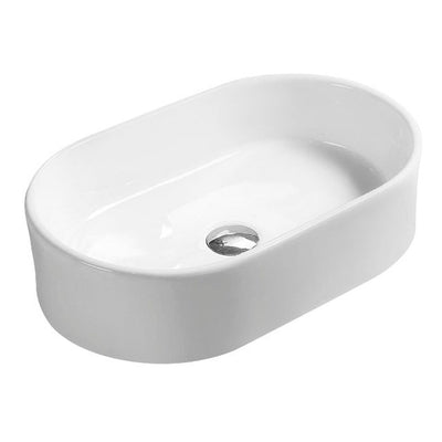 Hudson Reed Rounded Counter Top Vessel Basin - 565 x 350mm
