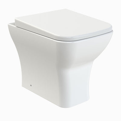 Nuie Ava Back To Wall Toilet & Soft Close Seat - 500mm Projection