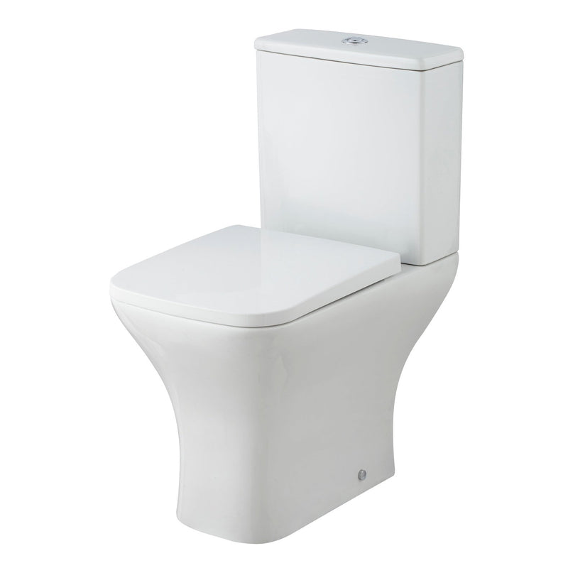 Como Rimless Close Coupled Toilet & Soft Close Seat