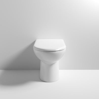 Hudson Reed D Shape Back To Wall Toilet & Soft Close Seat