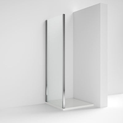 Nuie Ella 5mm Satin Chrome Side Panel For Shower Door