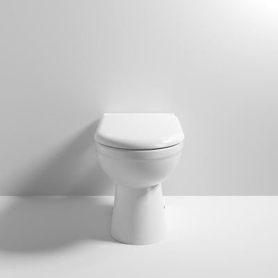 Nuie Ivo Back to Wall Toilet & Soft Close Seat - 540mm Projection