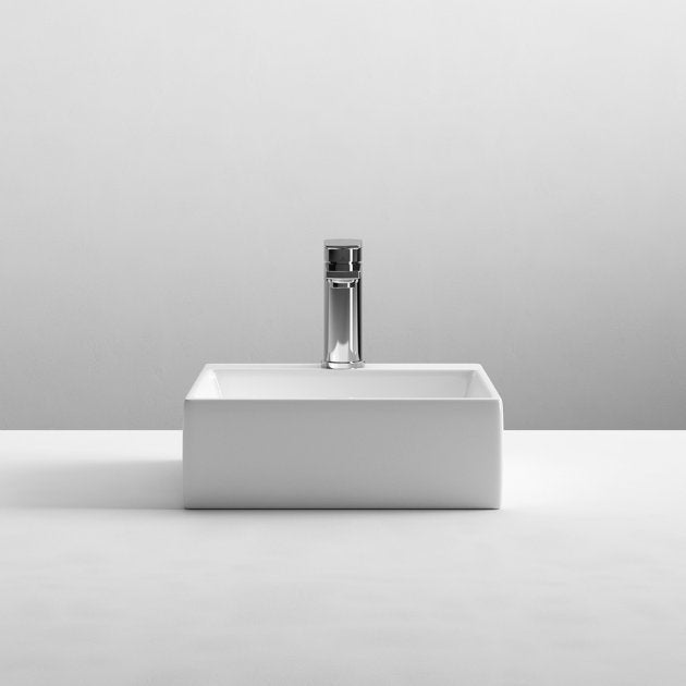 Howden Rectangular 335mm Countertop Basin With Tap Hole