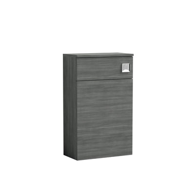 Nuie Arno 500 x 260mm WC Unit Without Cistern - Anthracite Woodgrain