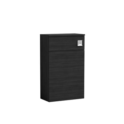 Nuie Arno 500 x 260mm WC Unit Without Cistern - Charcoal Black Woodgrain